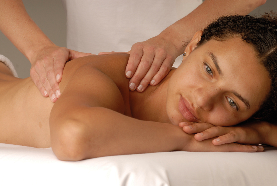 Relaxing shoulder massage